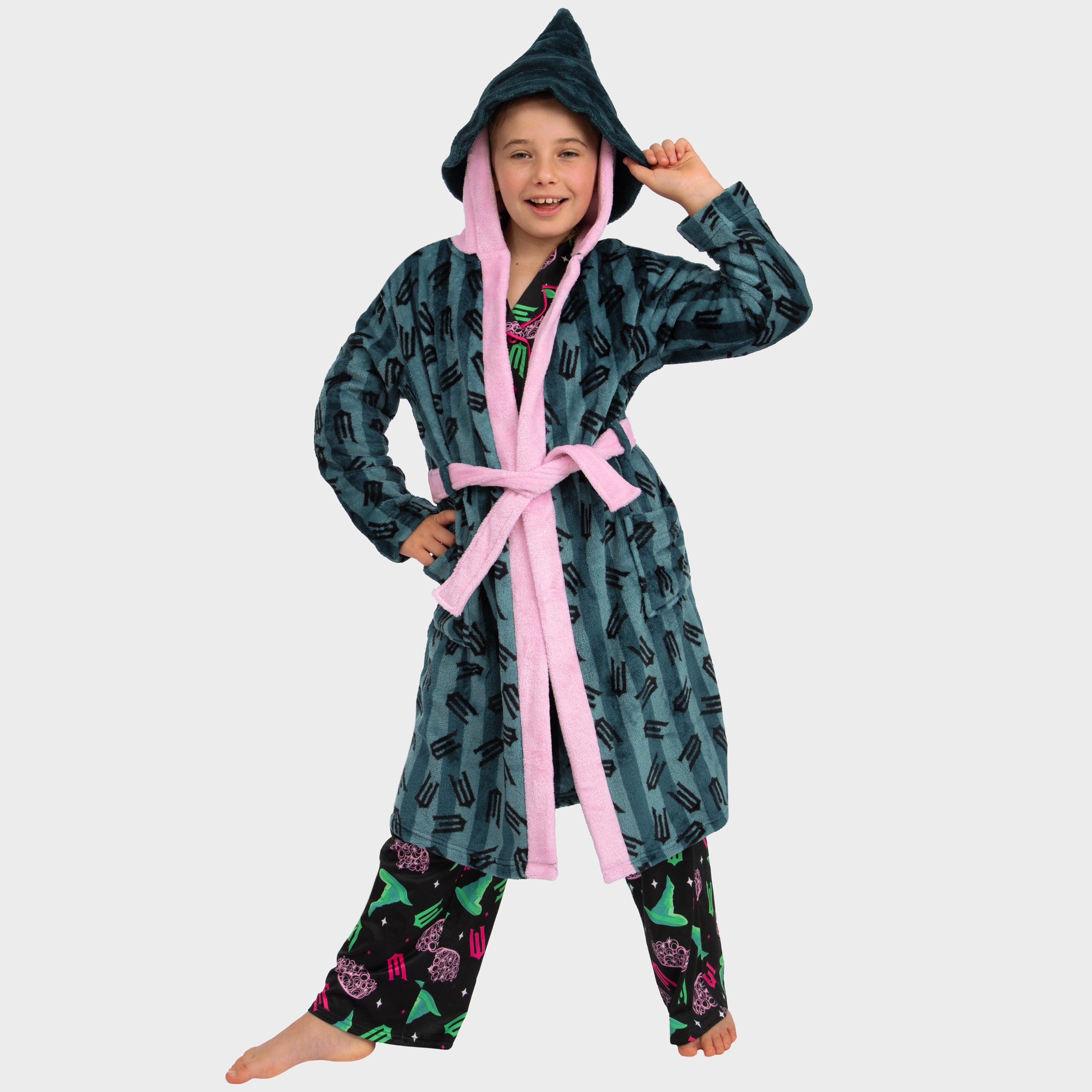 Wicked Dressing Gown With Pointed Hood