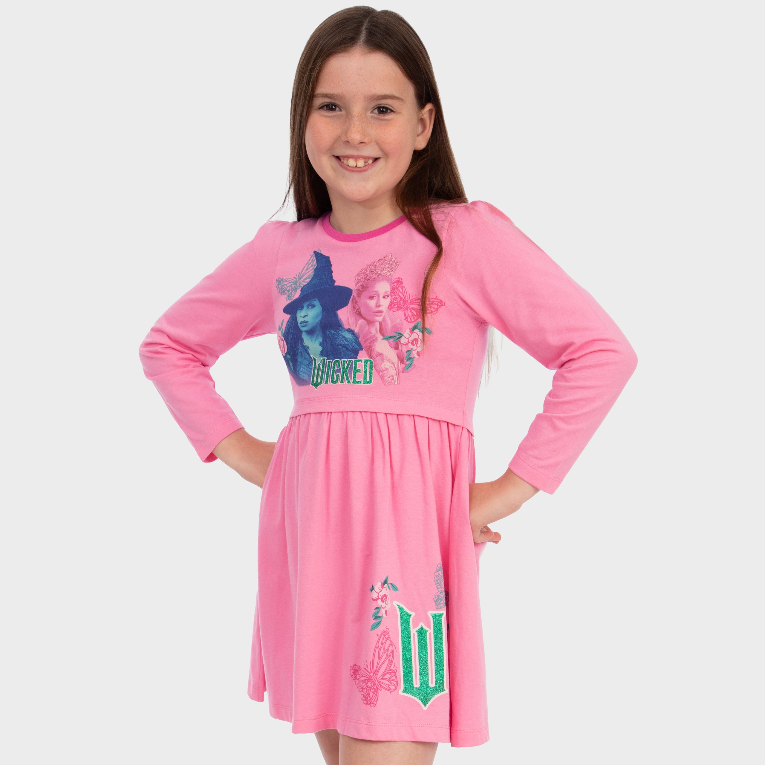 Wicked Long Sleeve Girls Dress