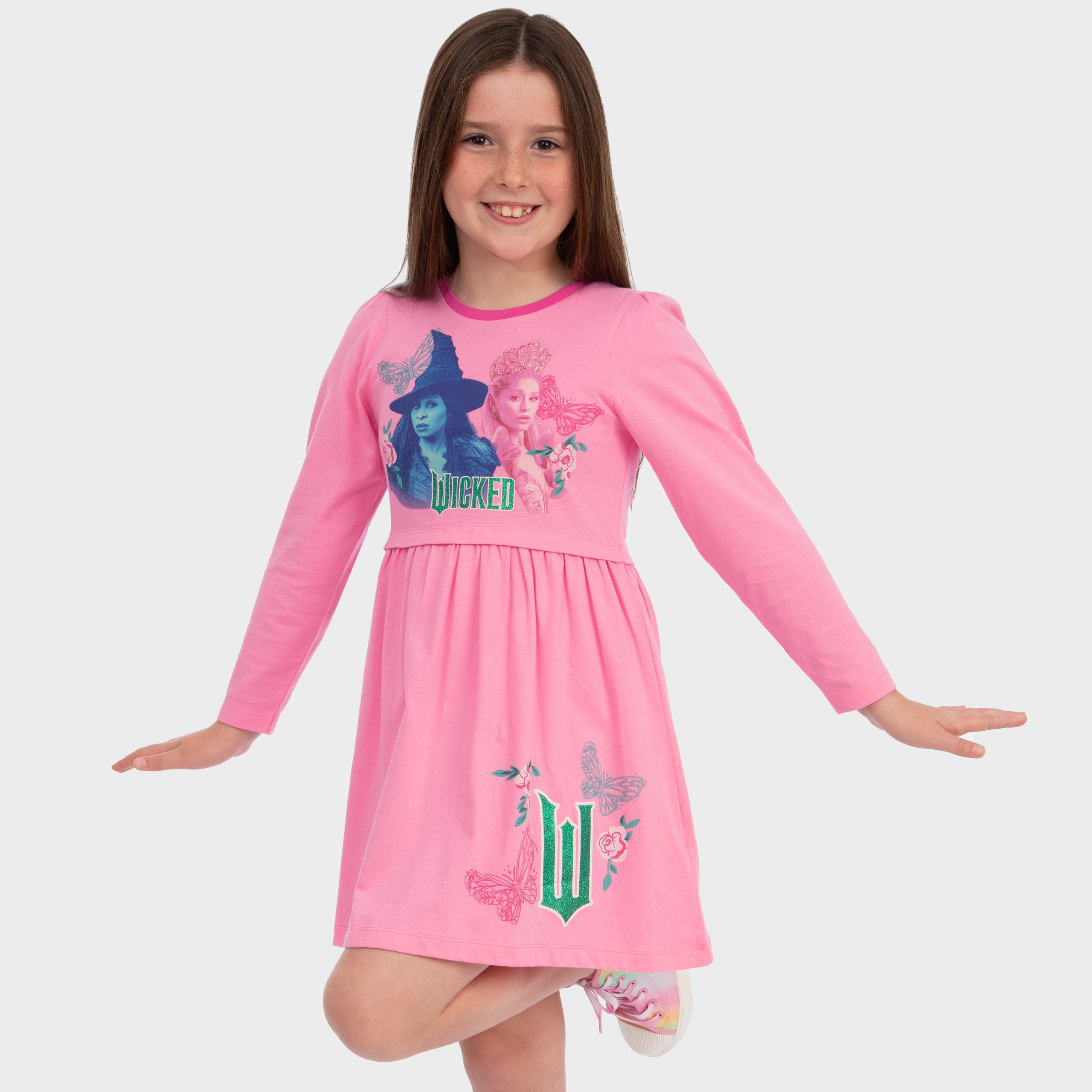 Wicked Long Sleeve Girls Dress