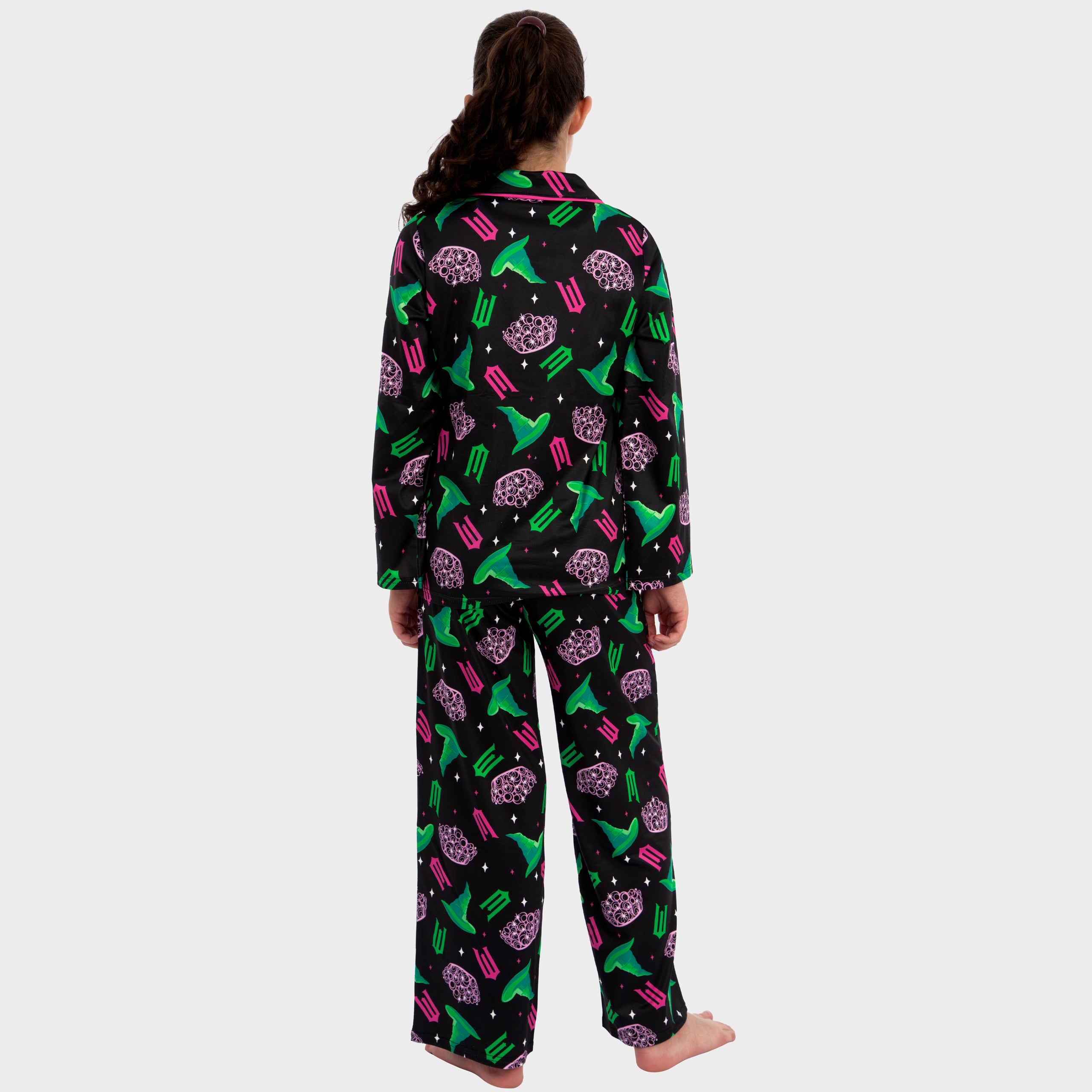 Wicked Girls Button Up Pyjamas