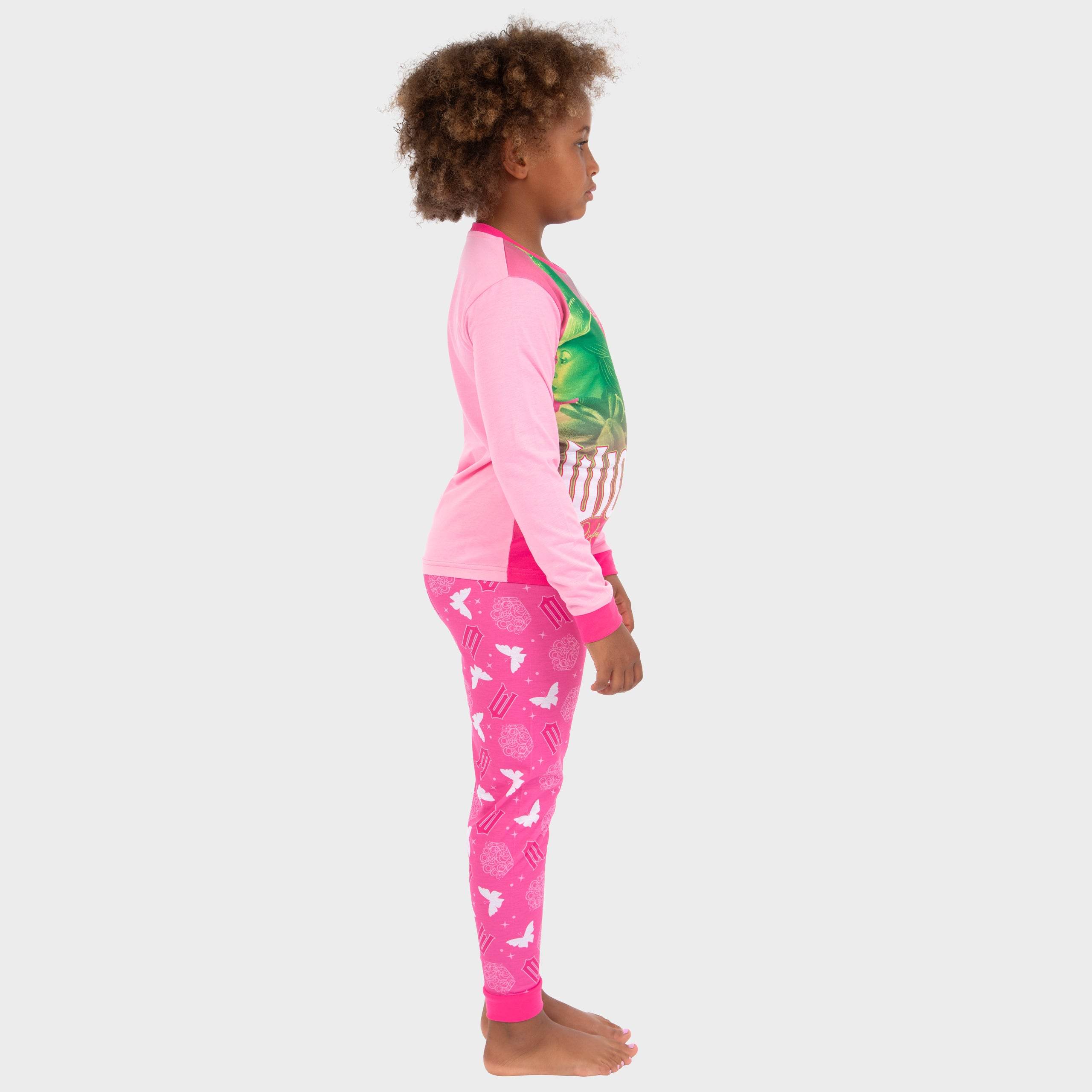 WICKED Film Meisjes Pyjama's | 2 Pack Meisjes PJs | Elphaba En Glinda Meisjes Pyjama Sets | Rosa 146 WICKED Film Meisjes Pyjama's | 2 Pack Meisjes PJs | Elphaba En Glinda Meisjes Pyjama Sets | Rosa 146
