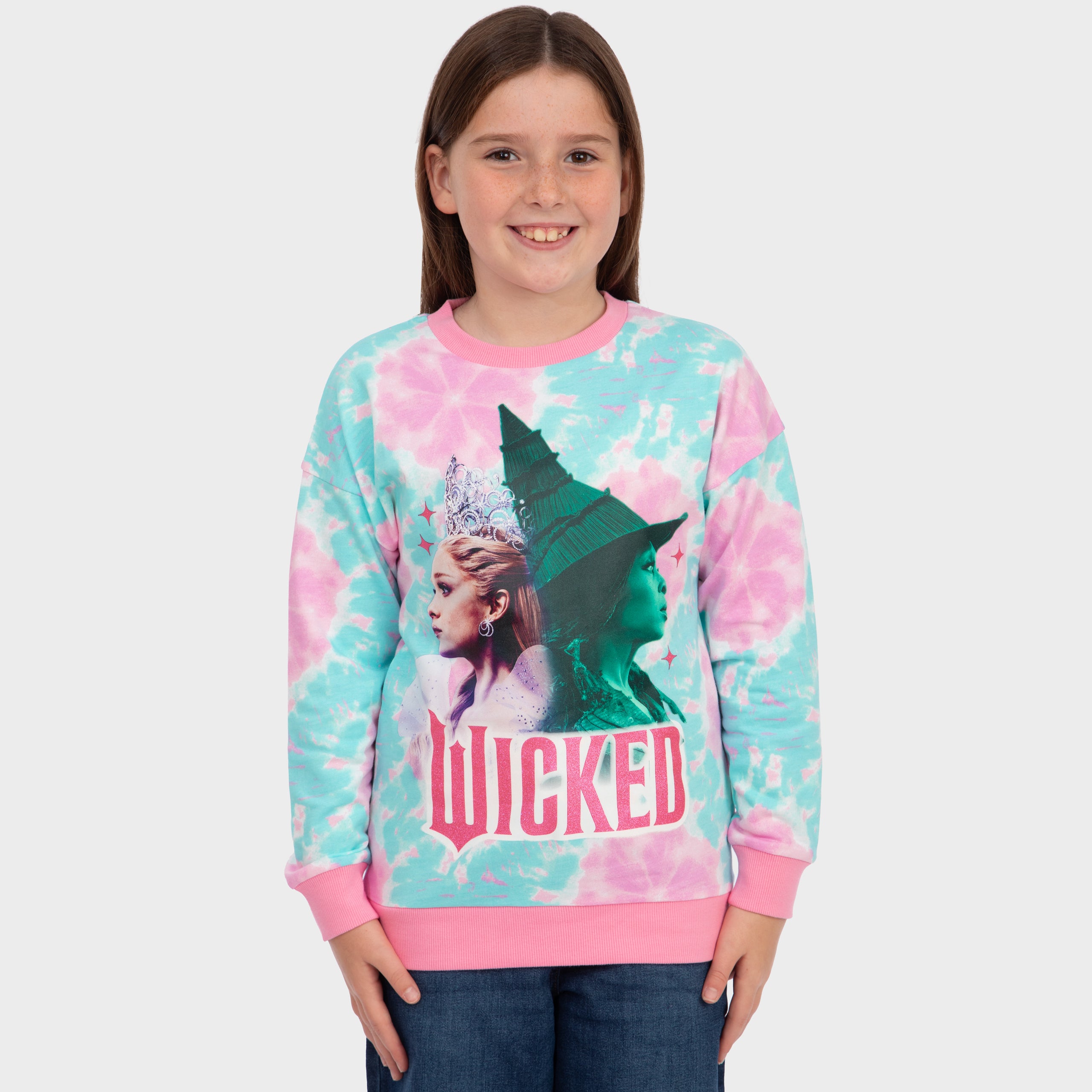Wicked Tie Dye Girls Sweatshirt