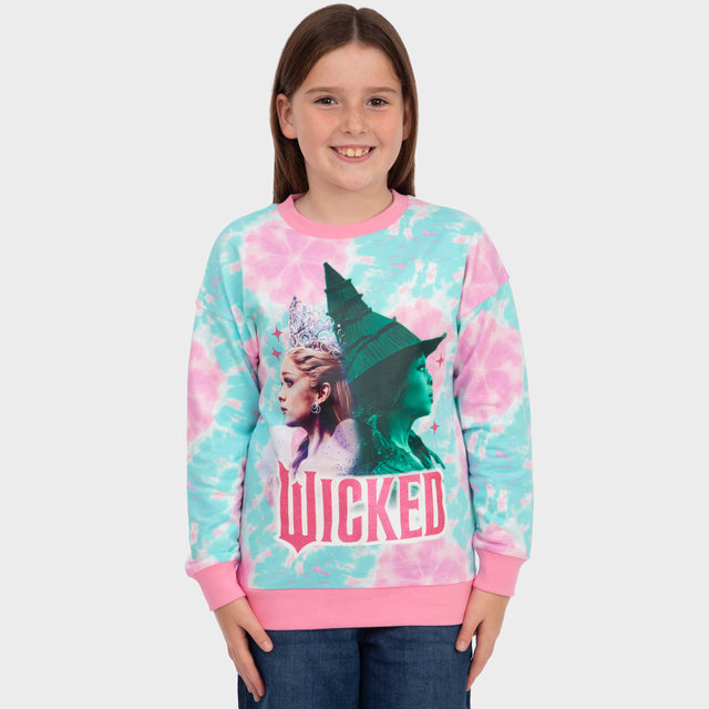 Wicked Tie Dye Girls Sweatshirt
