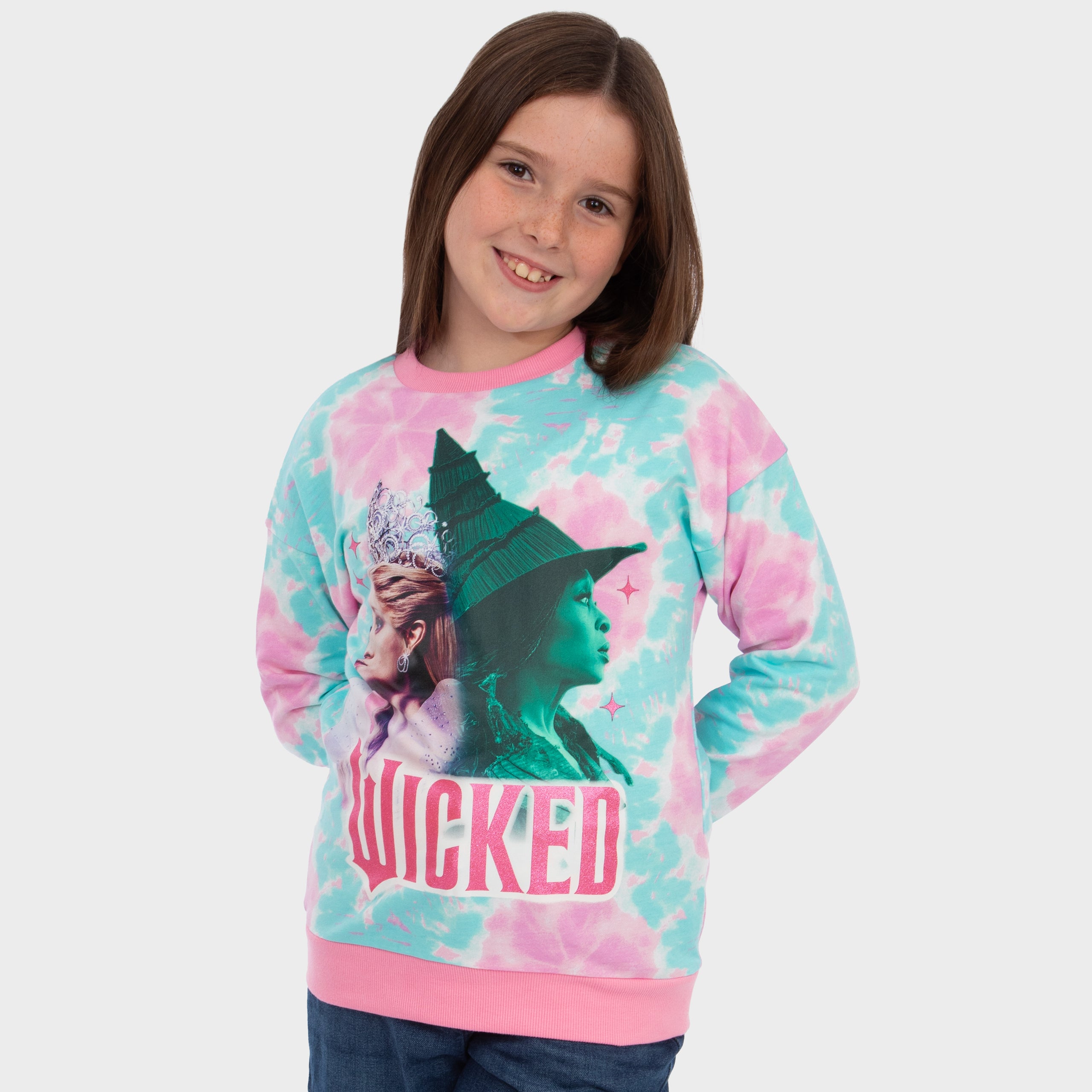 Wicked Tie Dye Girls Sweatshirt