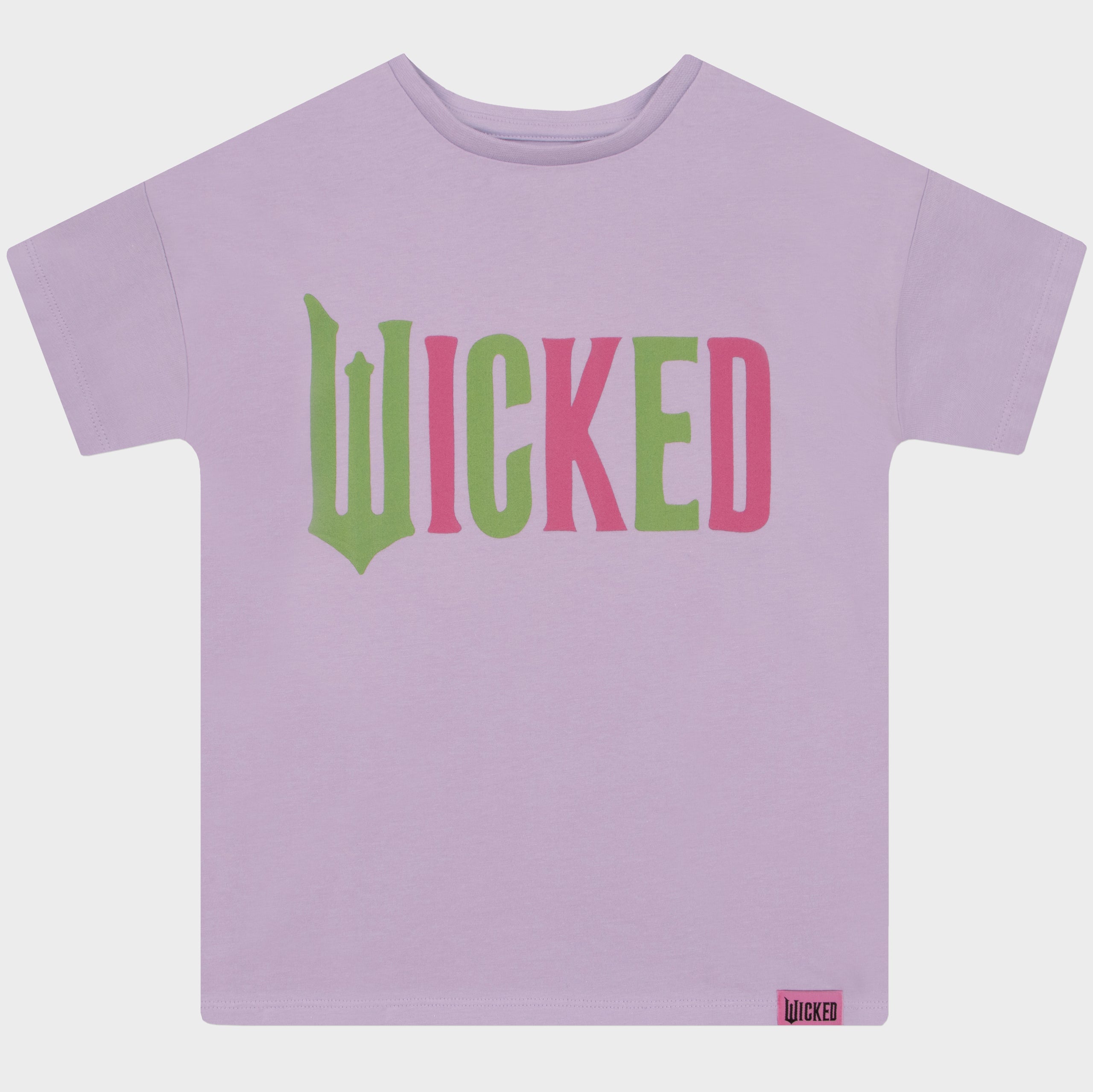Wicked Movie Logo Maglietta, Donna, Nero, S Wicked Movie Logo Maglietta, Donna, Nero, S