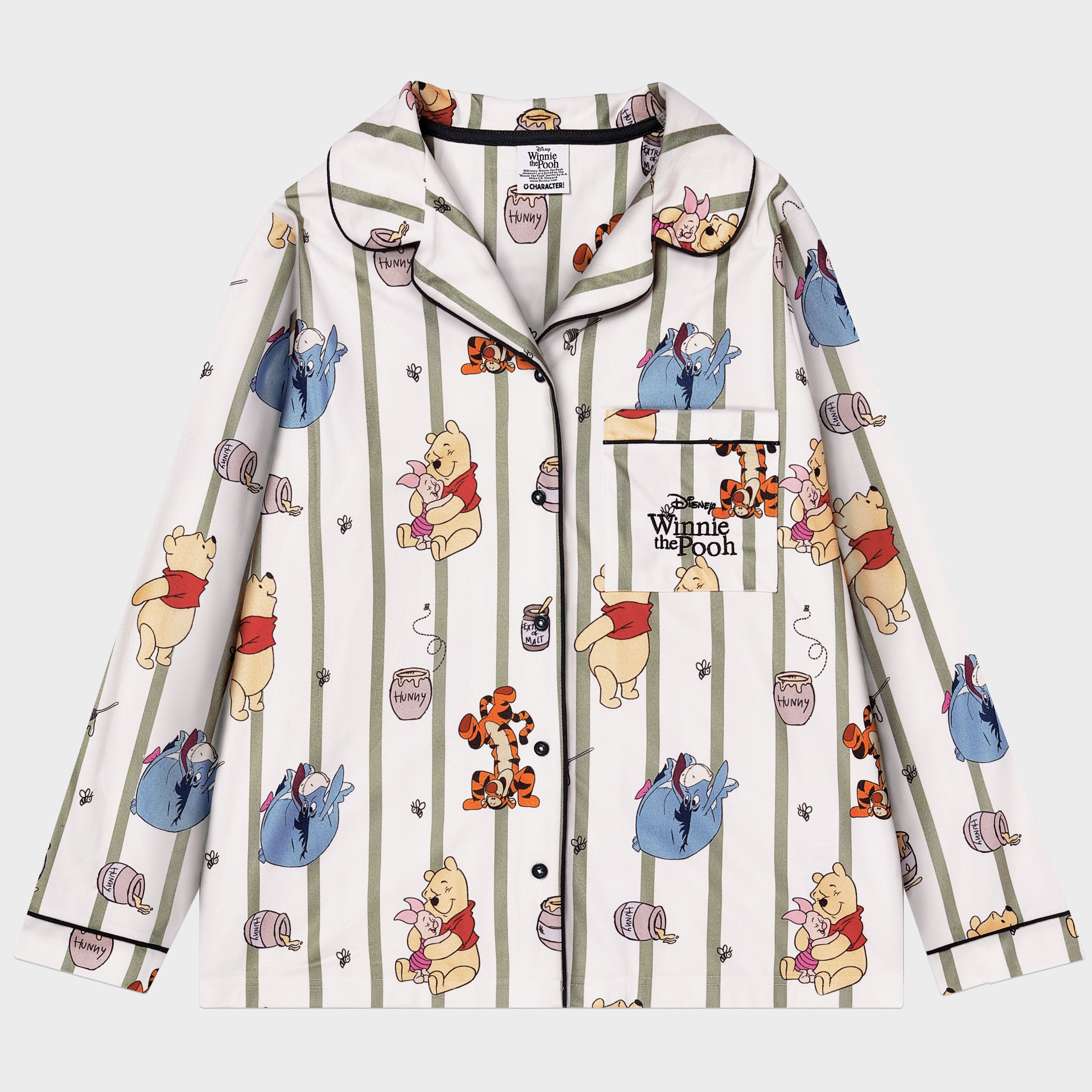 Disney Winnie The Pooh Womens Fleece Pyjamas