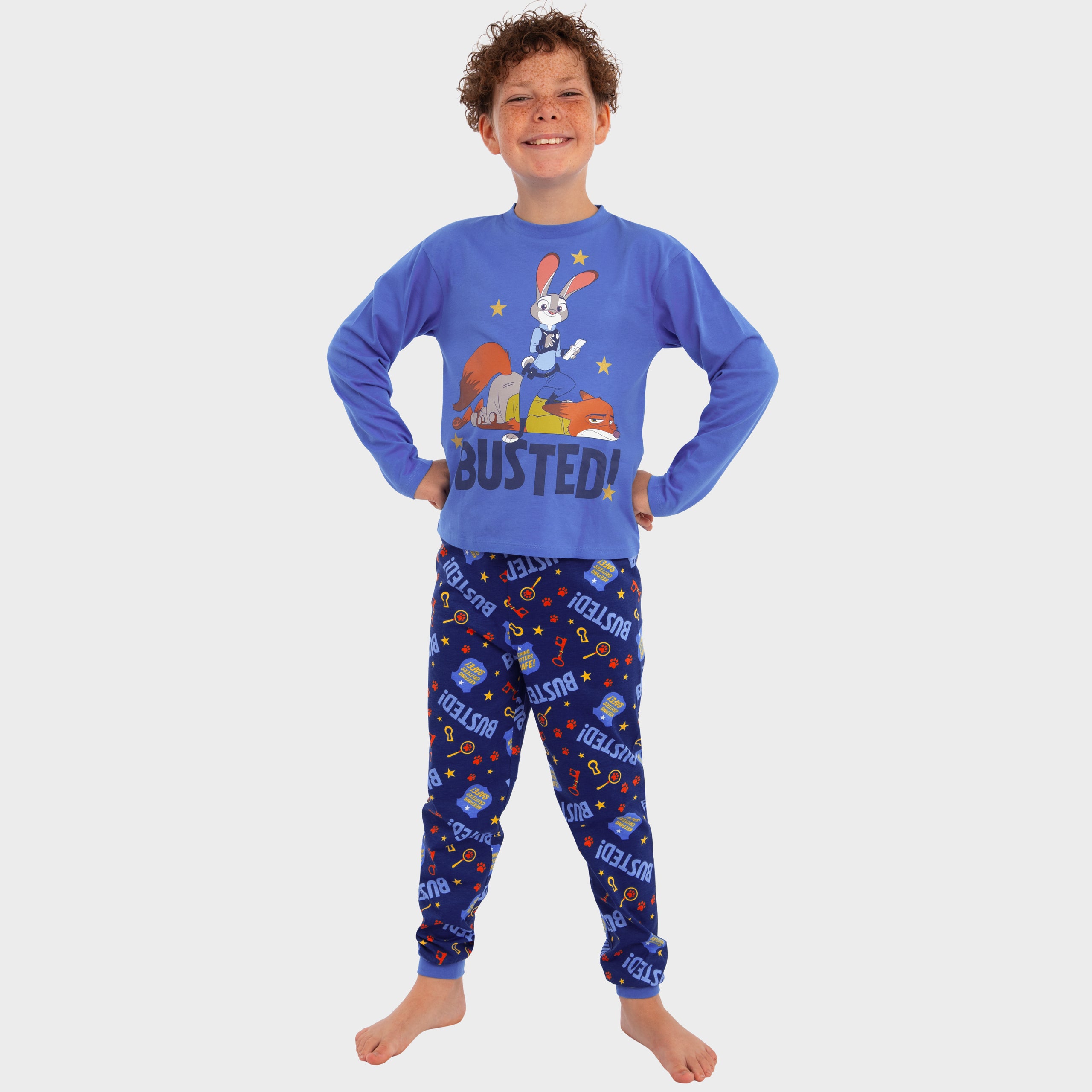 Character Student Pyjamas Zootropolis Pyjamas | Boys Disney pyjamas | Blue Boys Pjs – Character.com