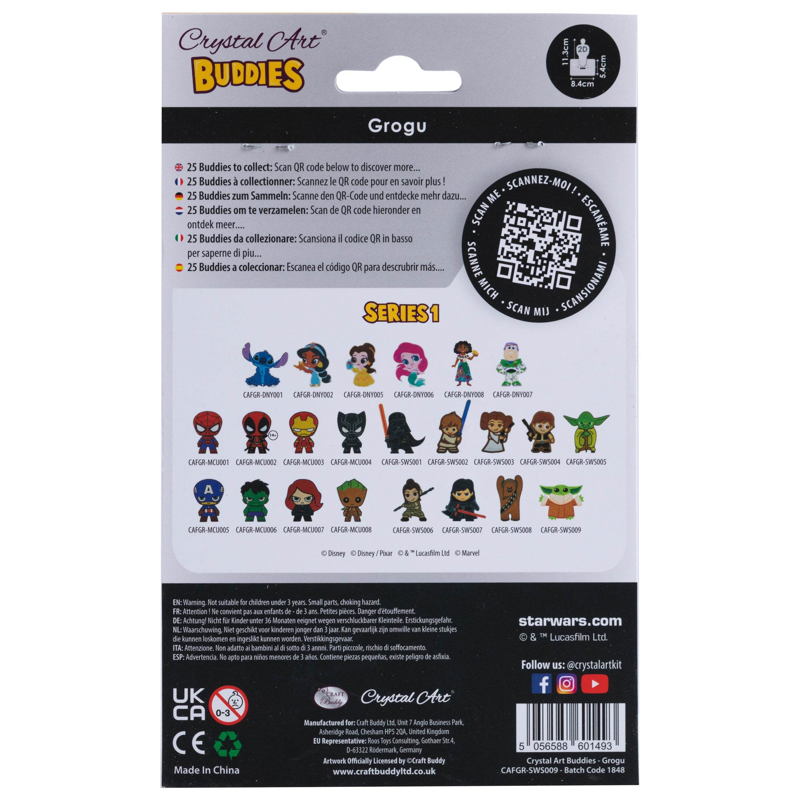 Grogu Star Wars Crystal Art Buddy - Character.com