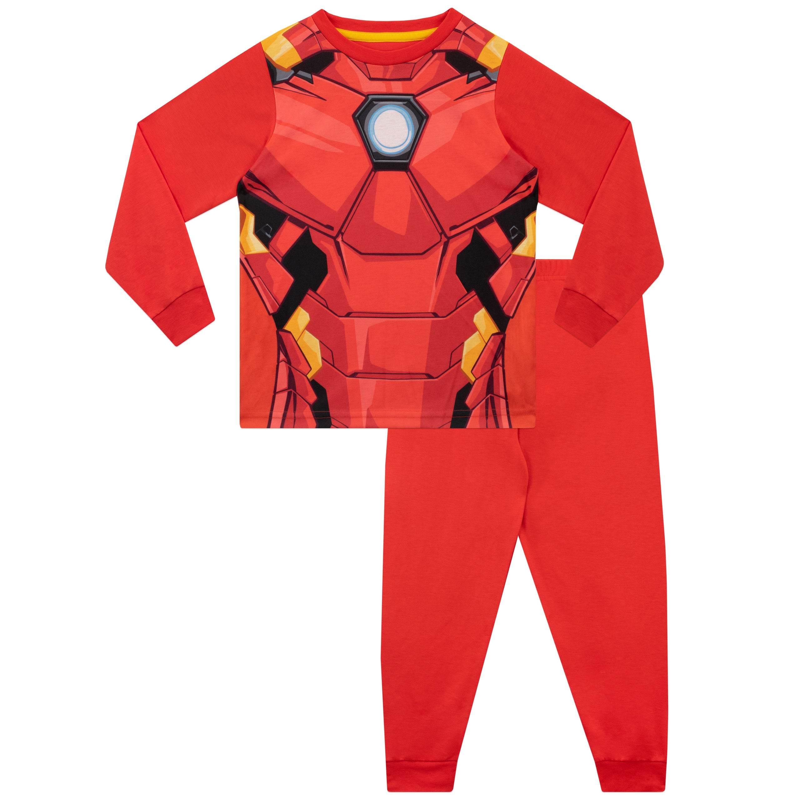 The Avengers Pyjama voor heren Logo Marvel Lounge broek en T-shirt set The Avengers Pyjama voor heren Logo Marvel Lounge broek en T-shirt set