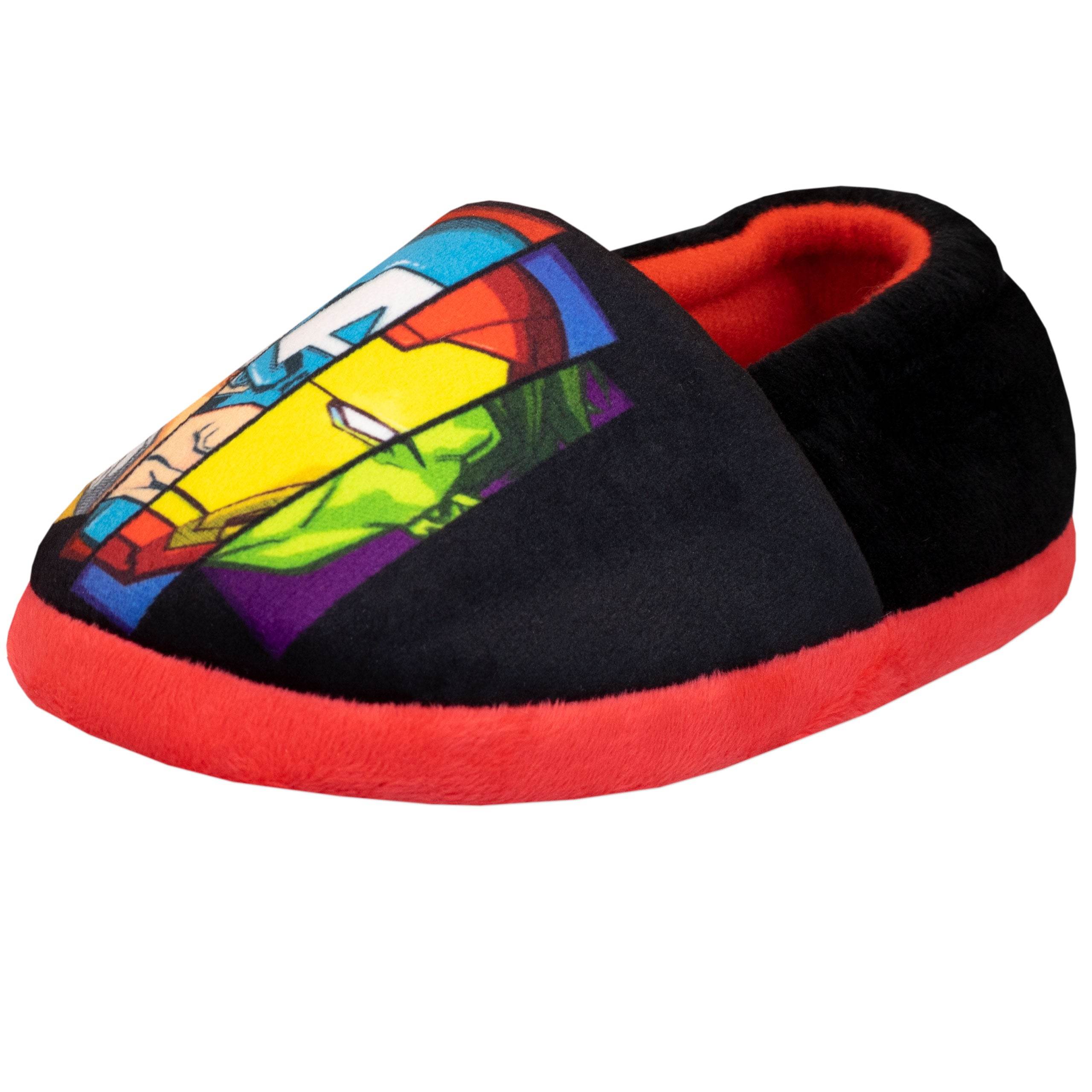 Chaussons Marvel Avengers Pour Hommes - Pantoufles Mules Avec Semelle Antidérapante | Taille 39 à 47, Licence Officielle