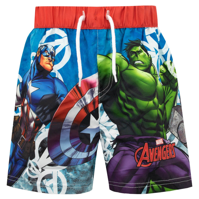 Marvel Avengers Swim Shorts - Captain America & The Hulk - Character.com