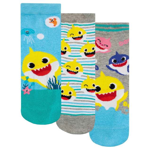 Baby Shark Socks 3 Pack - Character.com