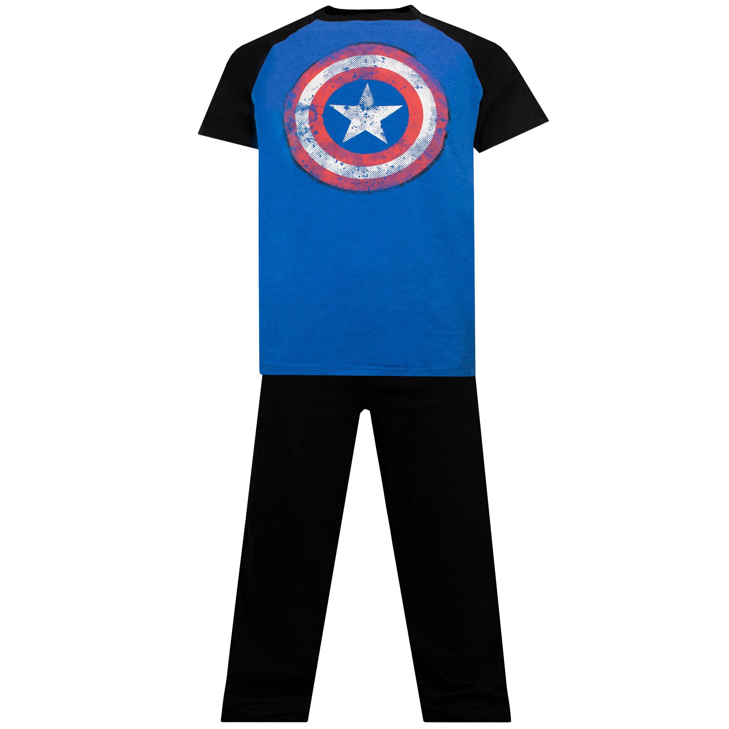 Mens Captain America Pyjamas - Character.com