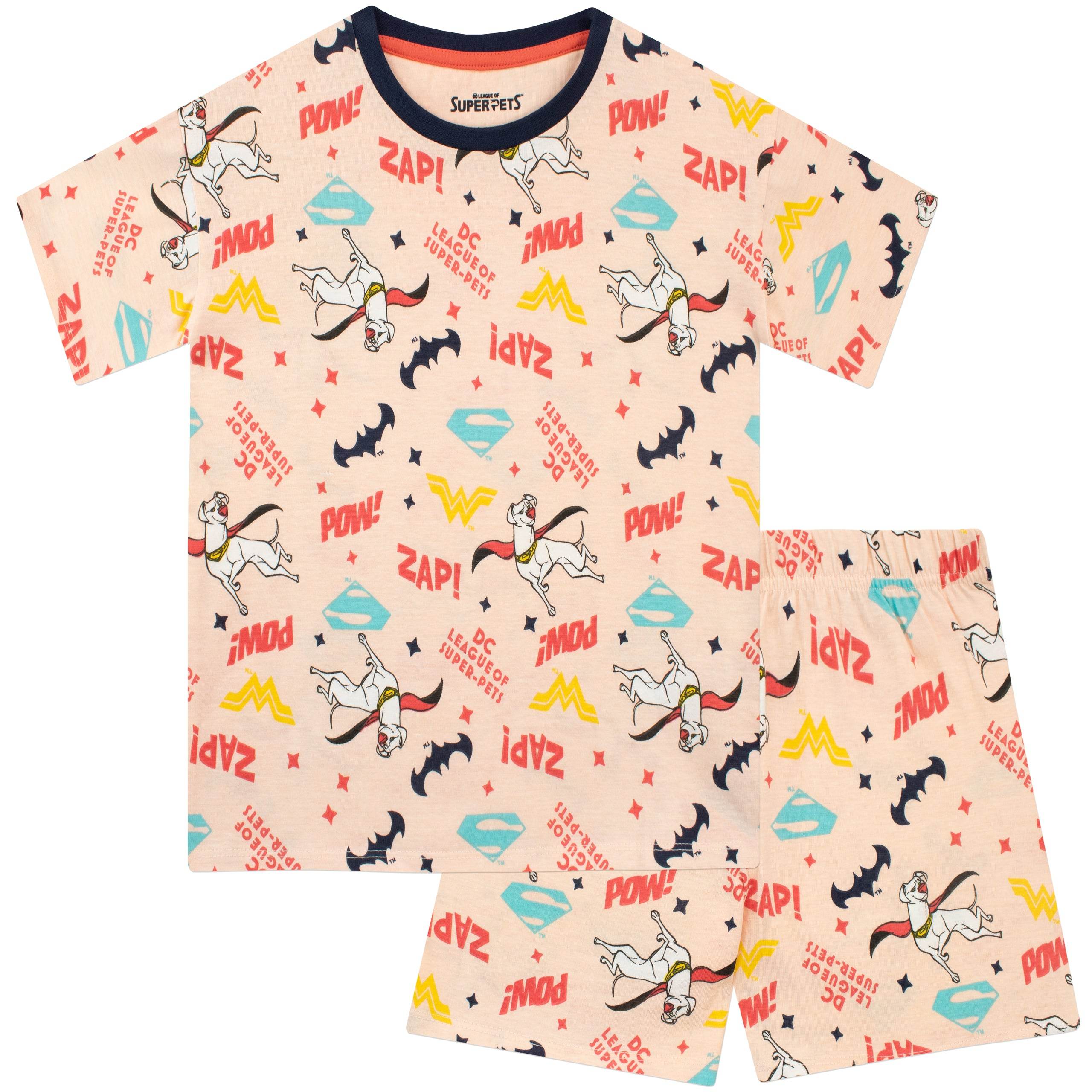 Girls Short DC Superpets Pyjamas - Character.com
