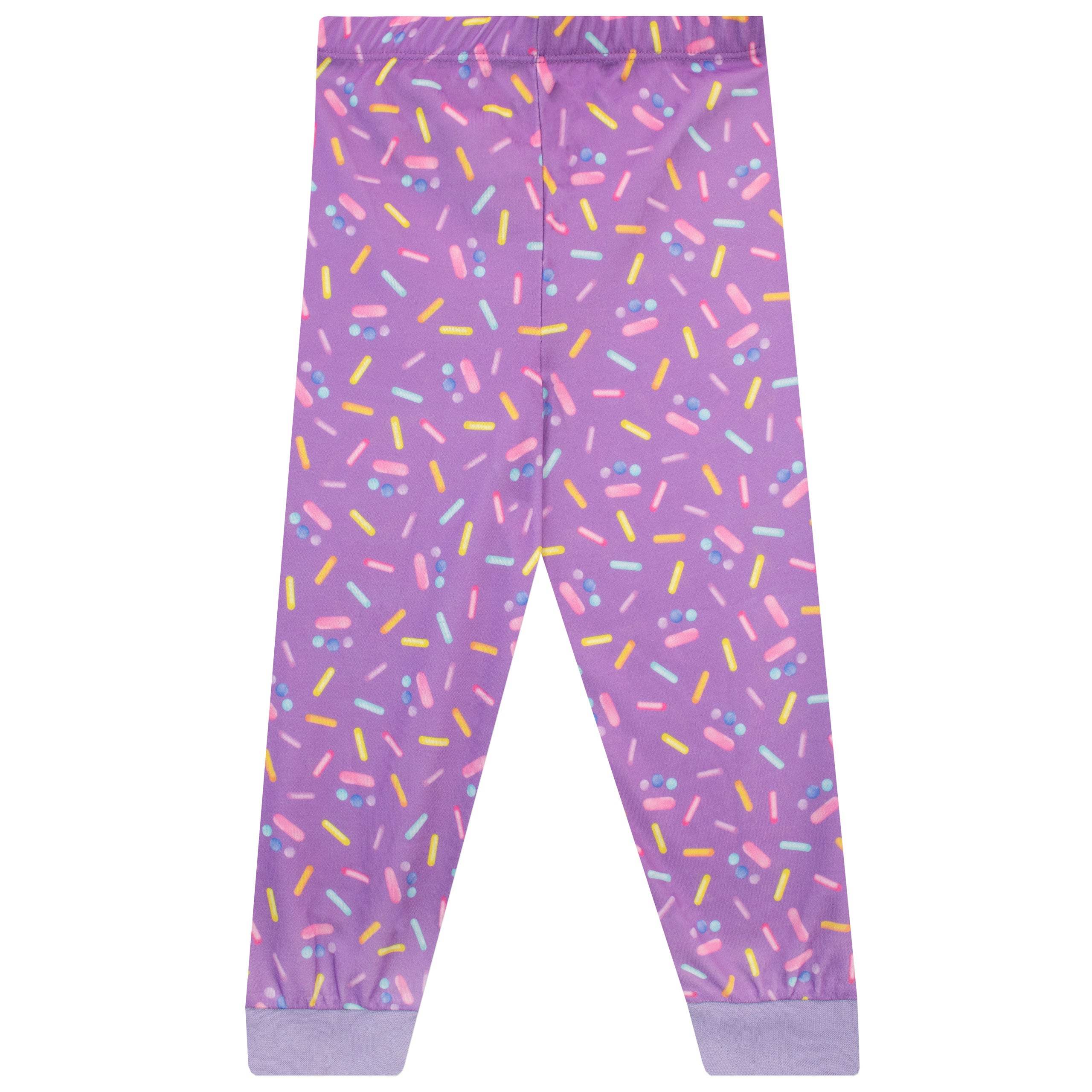 Gabby's Dollhouse Pyjama Long Pour Fille - Pyjama Officiel Rose Avec Gabby, CatRat Et Cakey