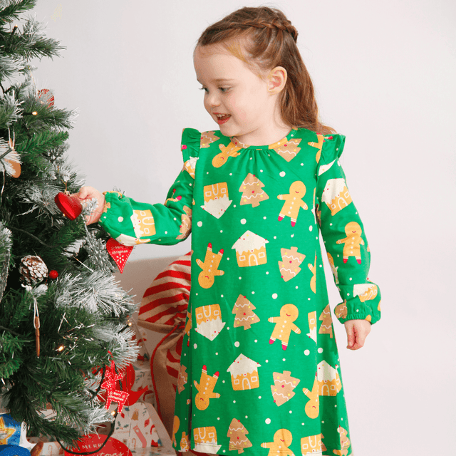 Harry Bear Girls Christmas Gingerbread Dress - Character.com
