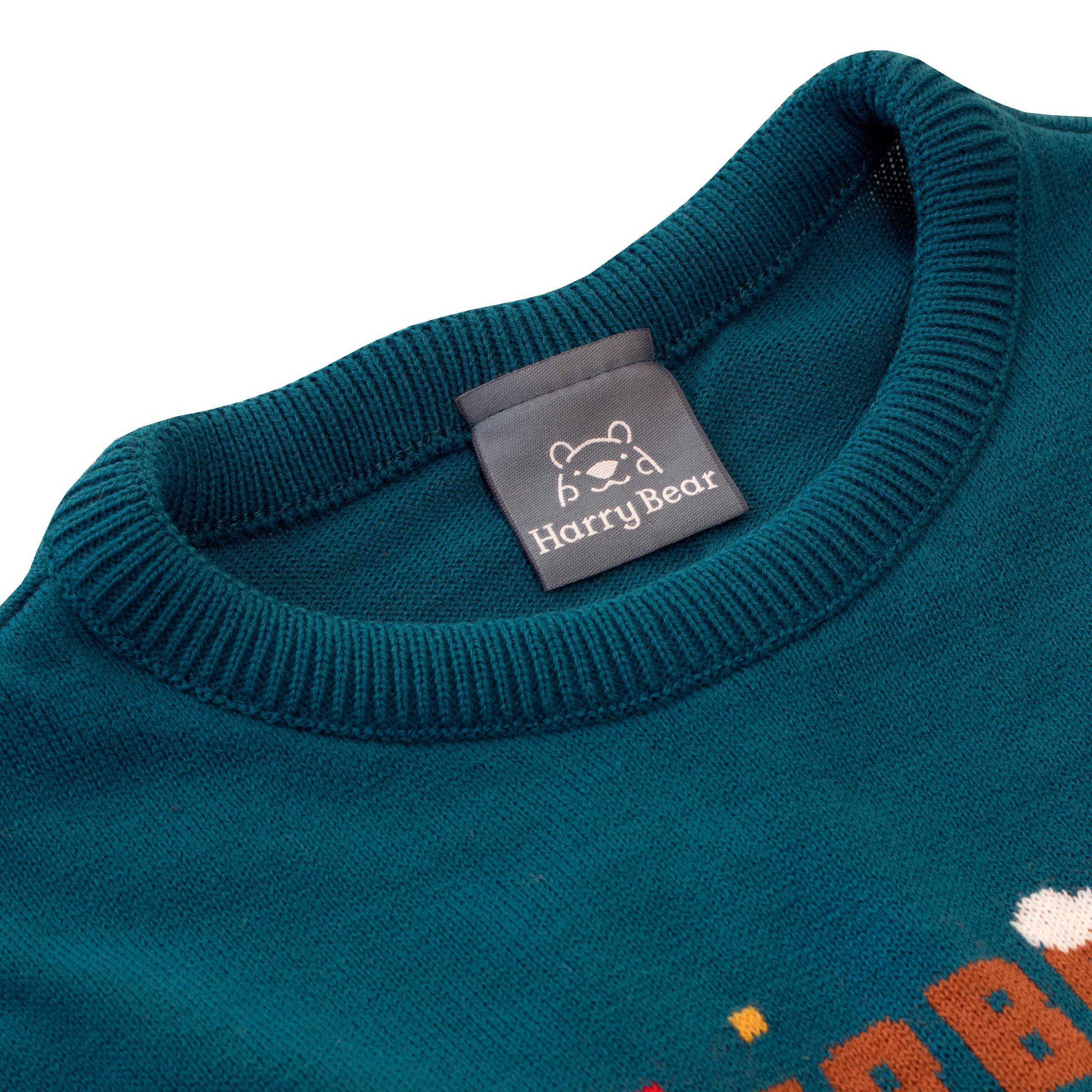 Harry Bear Boys Gingerbread Christmas Jumper - Character.com
