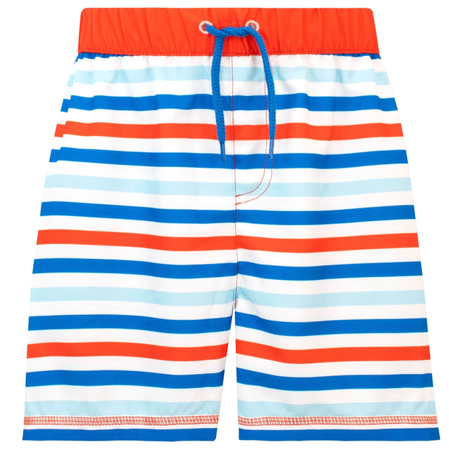 Harry Bear Stripe Swim Shorts - Character.com