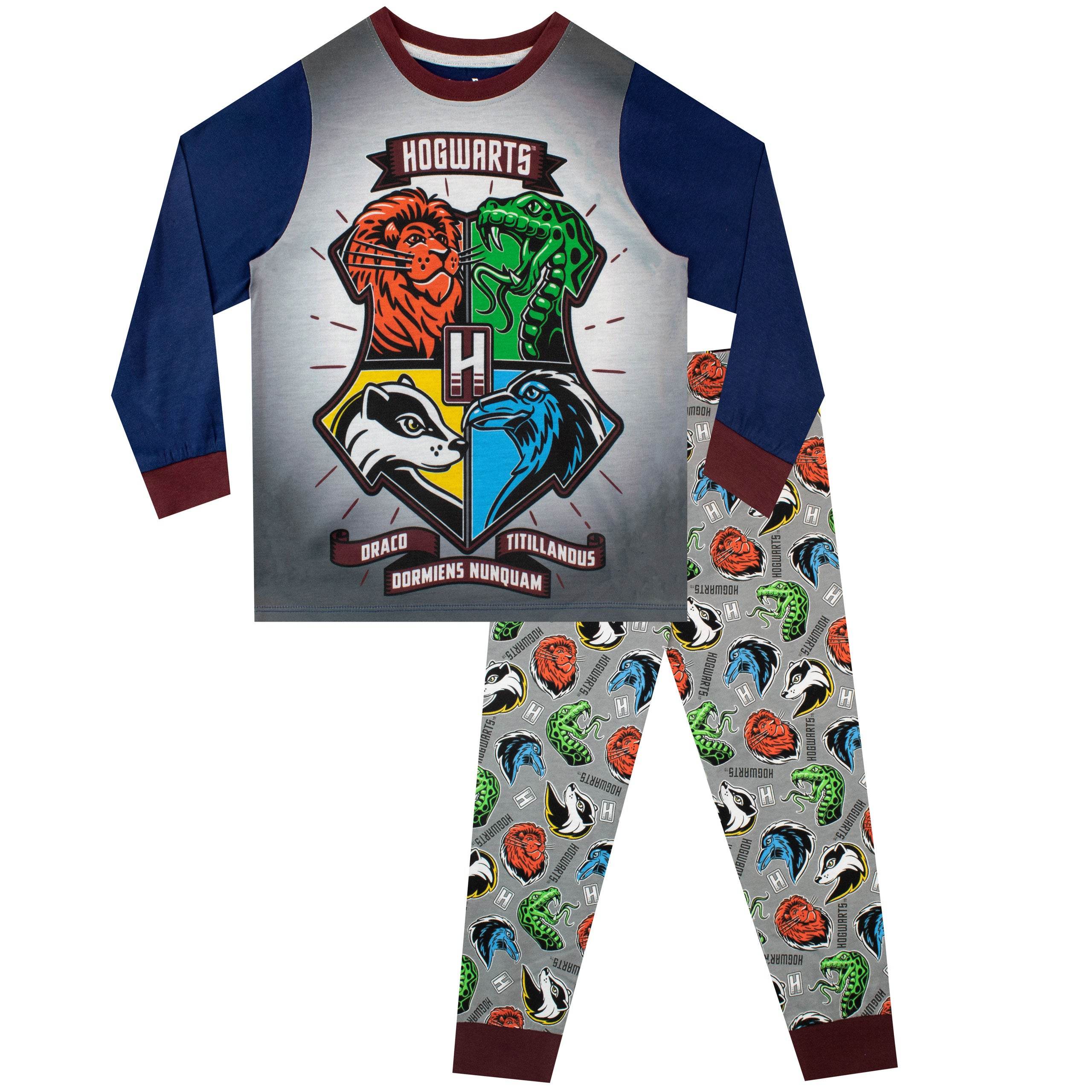 Harry Potter Pyjamas And Dressing Gown Set Hogwarts