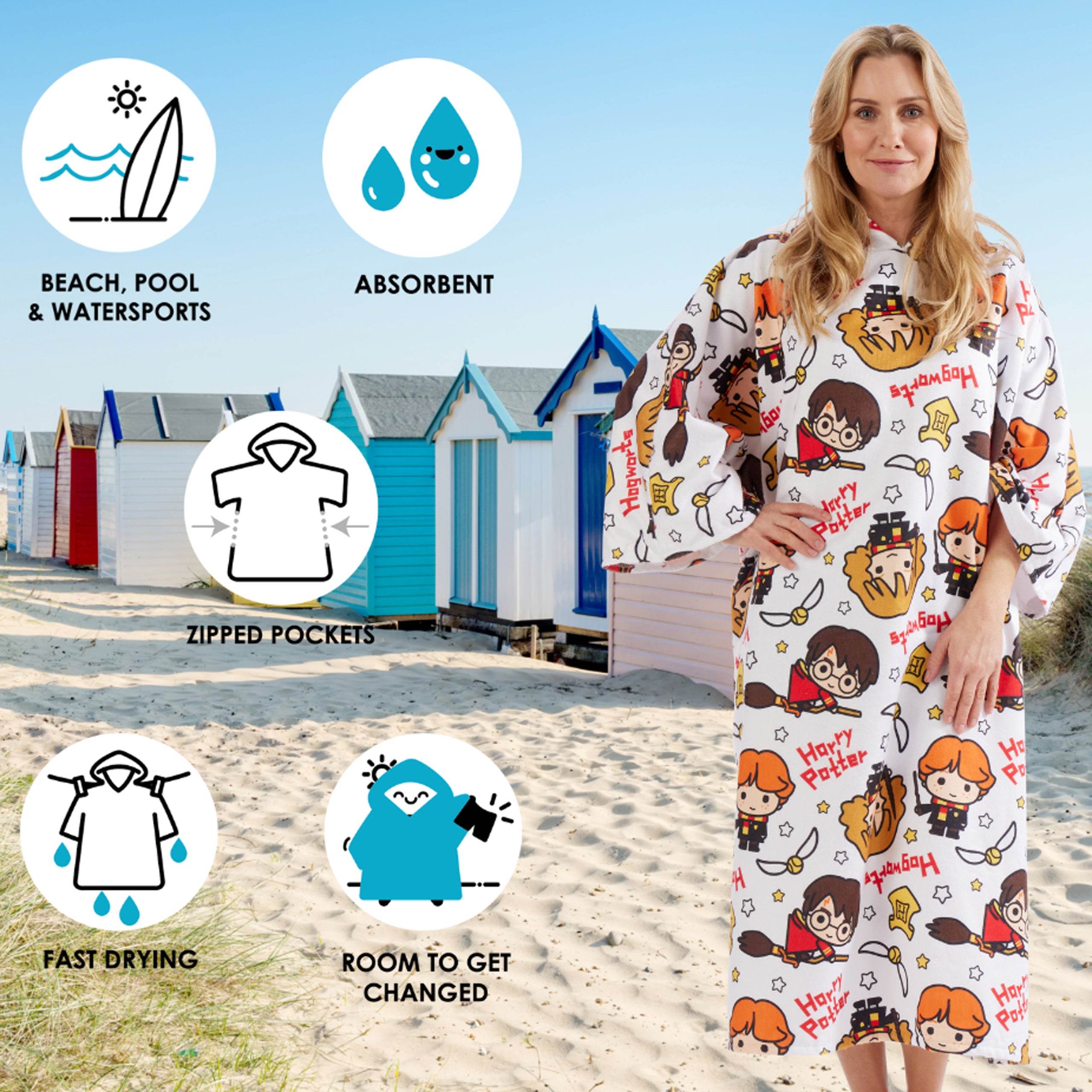 Adults Harry Potter Hooded Poncho - Character.com