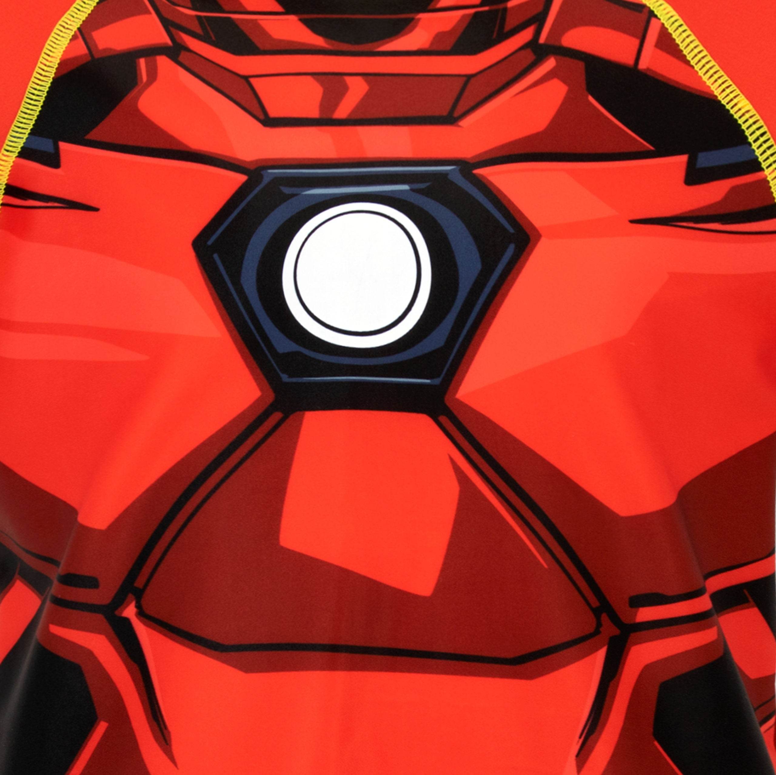 Art Iron Man Bathing Suit Marvel Avengers Iron Man Rash Guard Swim