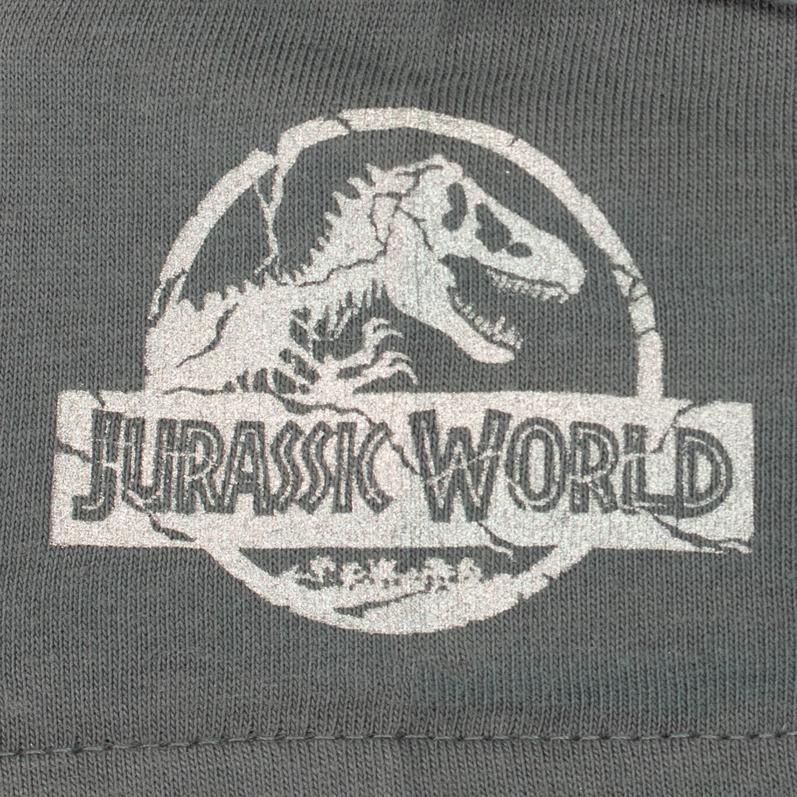 Jurassic World Camp Cretaceous Girls' Welcome Door Badge T-Shirt - Cotton Crewneck Tee, Officially Licensed