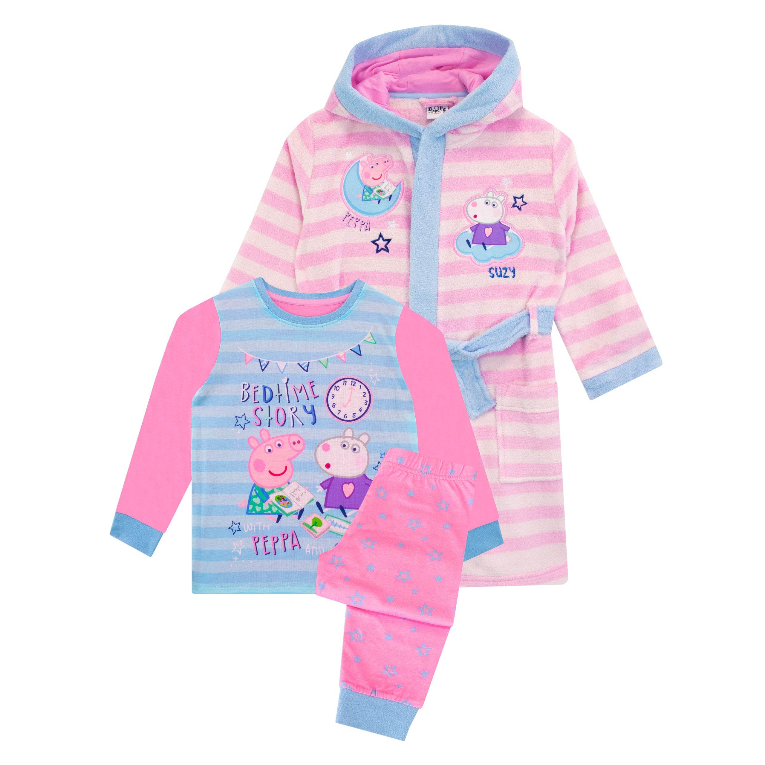 Kids Peppa Pig Dressing Gown and PJ Set - Character.com