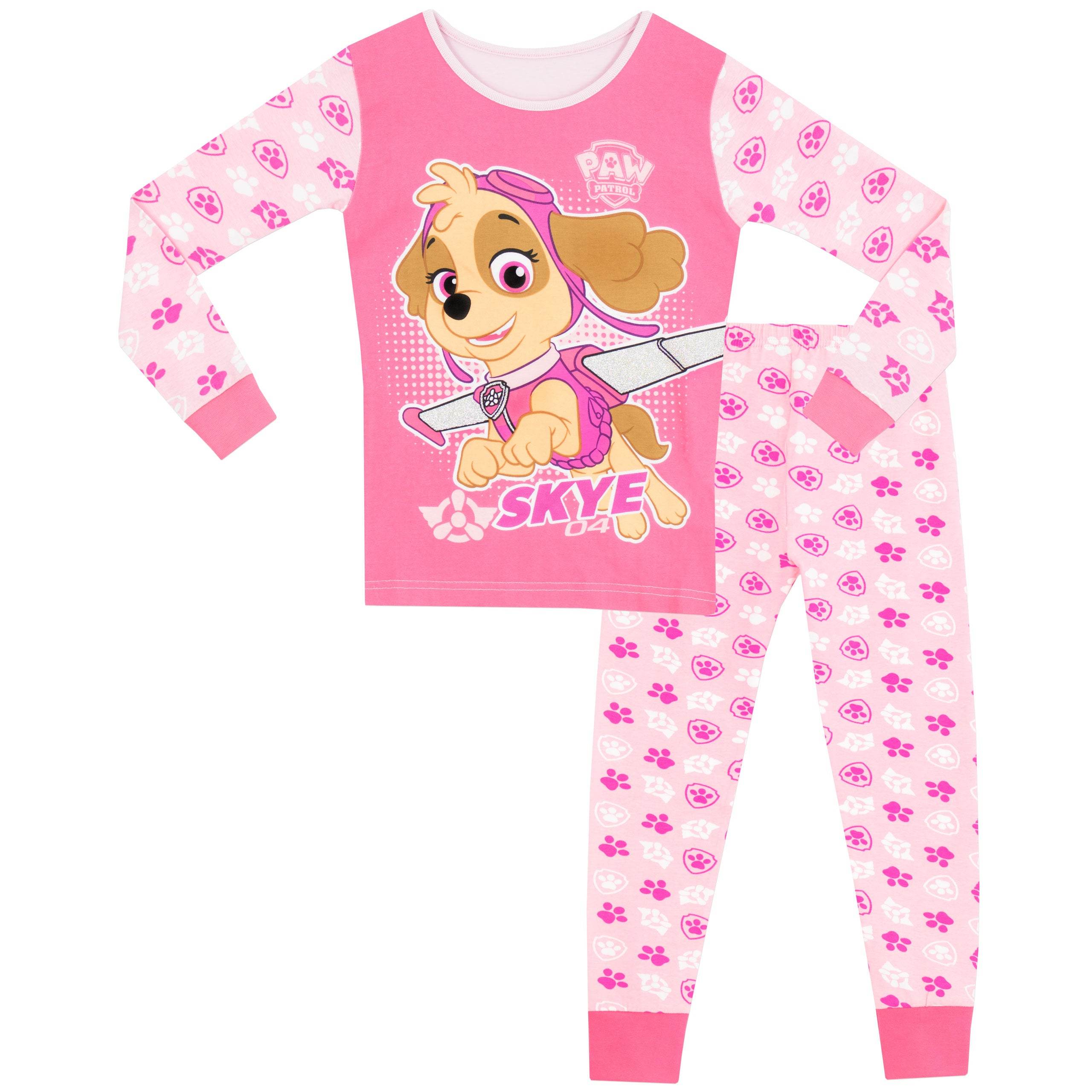 Paw Patrol Meisjes Pyjama's Everest en Skye Veelkleurig 110 Paw Patrol Meisjes Pyjama's Everest en Skye Veelkleurig 110