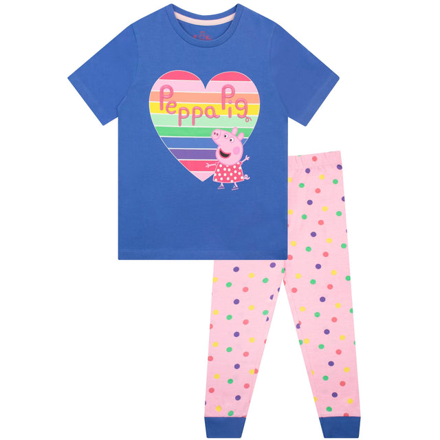 Peppa Pig Pyjamas - Rainbow Heart - Character.com