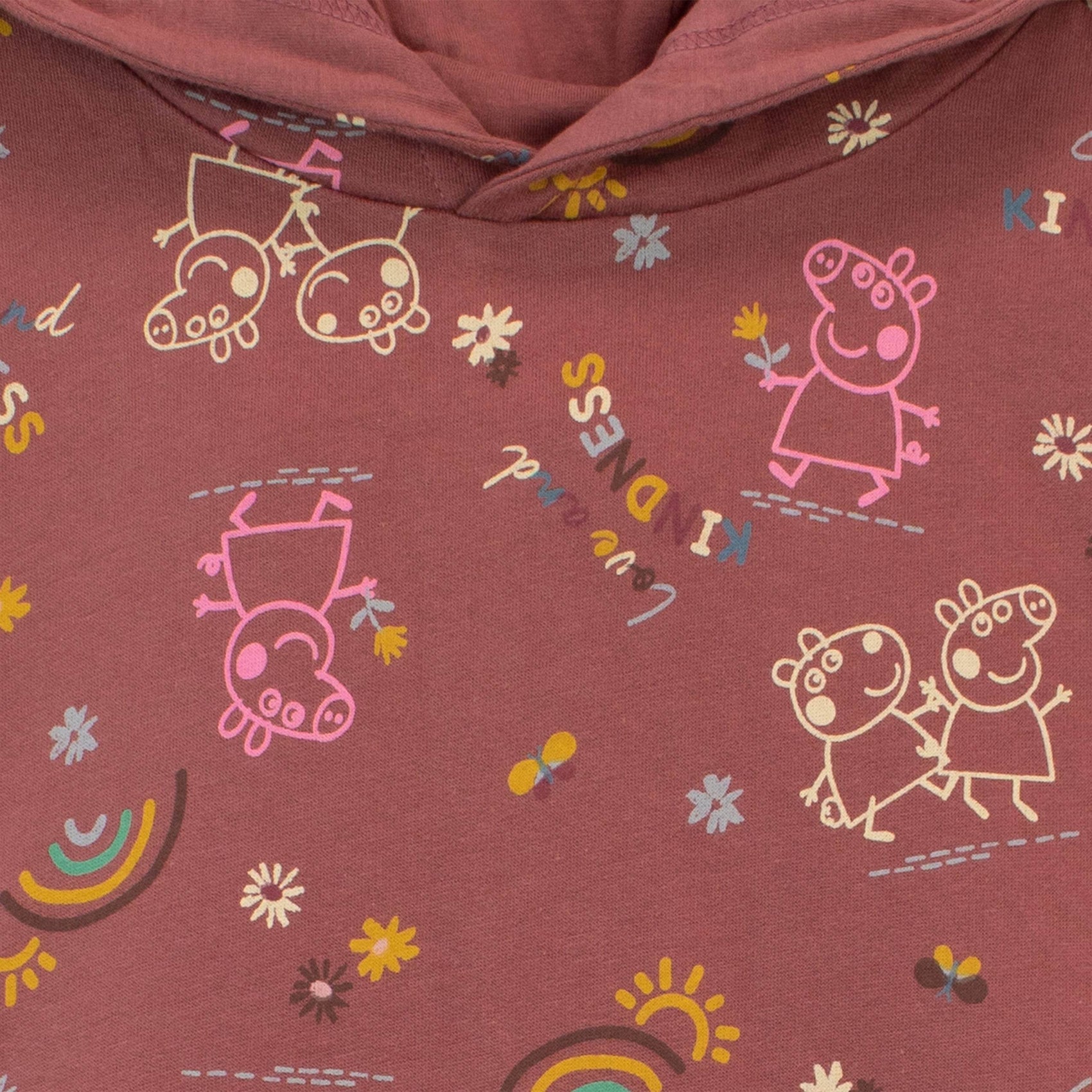 Sweat à Capuche Peppa Pig Garçon George Pig – Pull Enfant Coton Doux Avec Zip Fun Et Design Roar !